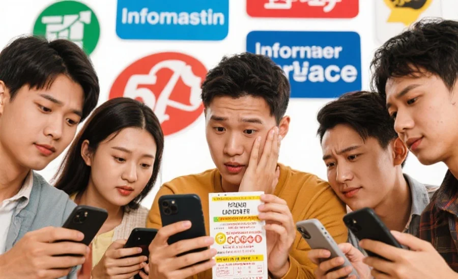 彩民浏览多渠道信息时的困惑